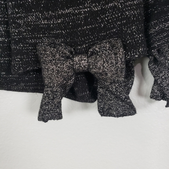 PORTOLANO Wool Fur Blend Bow Detail Scarf - Picture 4 of 10